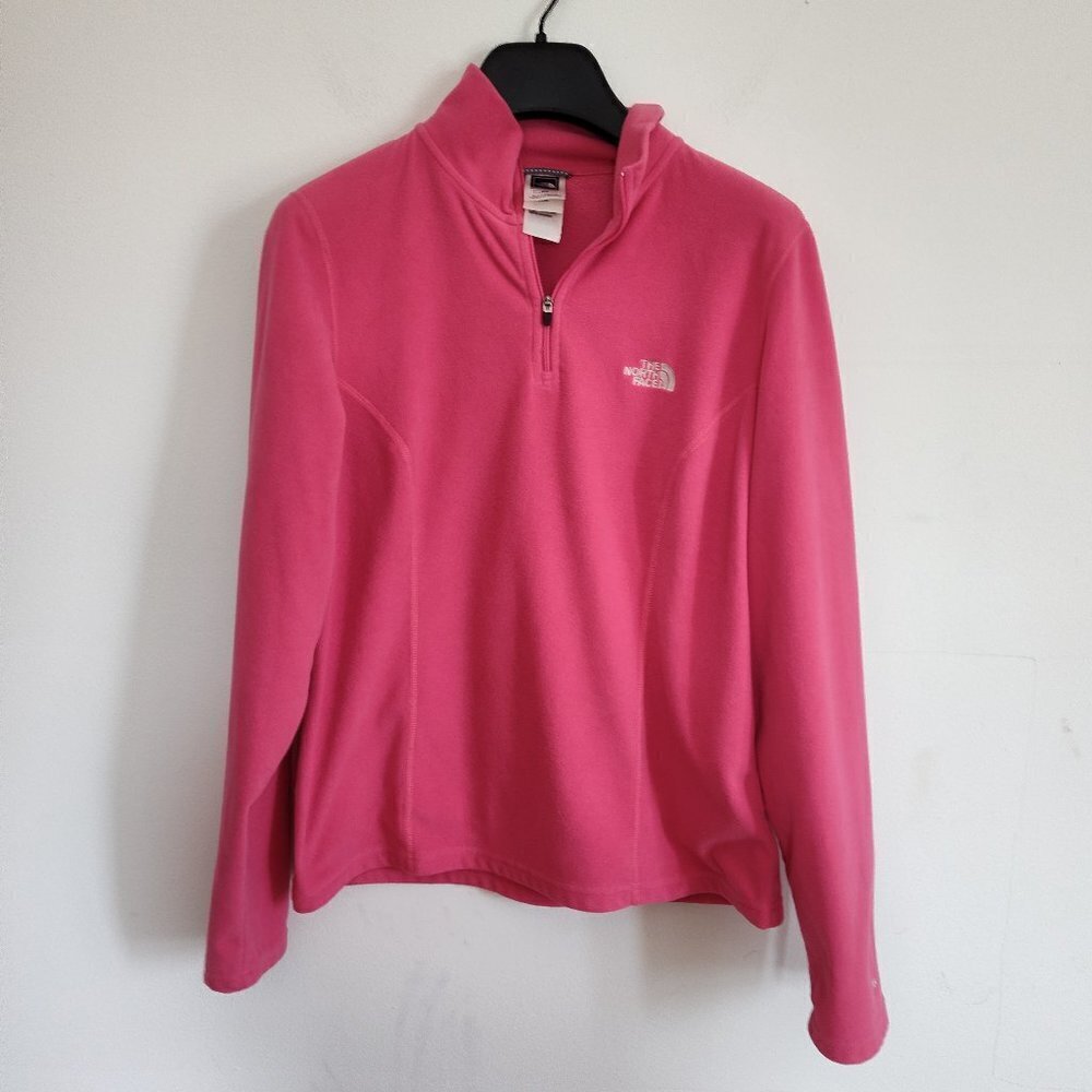 Ladies SZ M The North Face 1/4 Zip Quarter Zip Long Sleeve Top